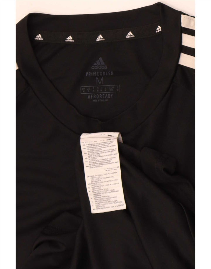 Мужская футболка Adidas Aeroready, средний черный полиэстер