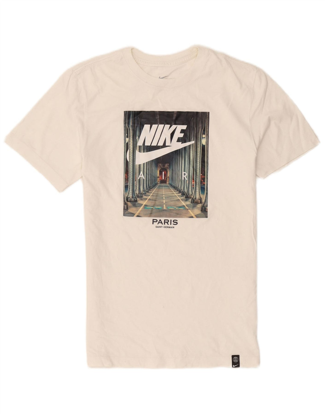 Мужская футболка с рисунком Nike, маленький белый хлопок