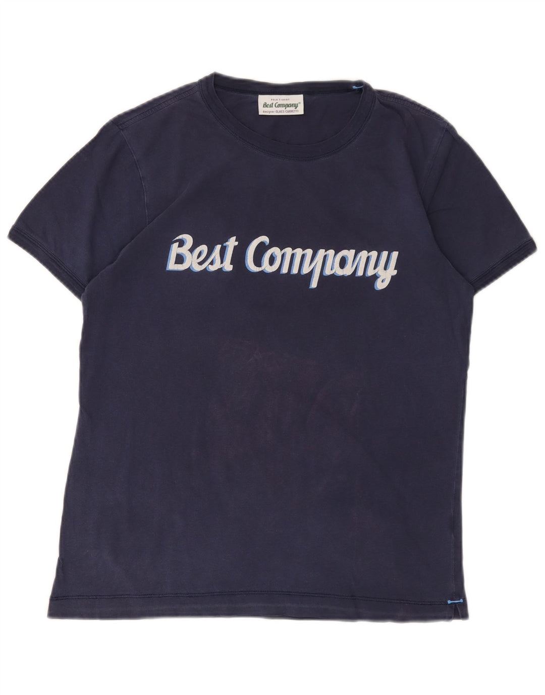 Мужская футболка с рисунком BEST COMPANY Top Small Navy Blue