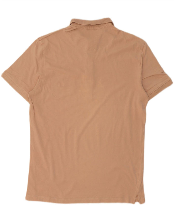 GAS Mens Polo Shirt Large Beige Cotton Vintage Gas and Second-Hand Gas from Messina Hembry 
