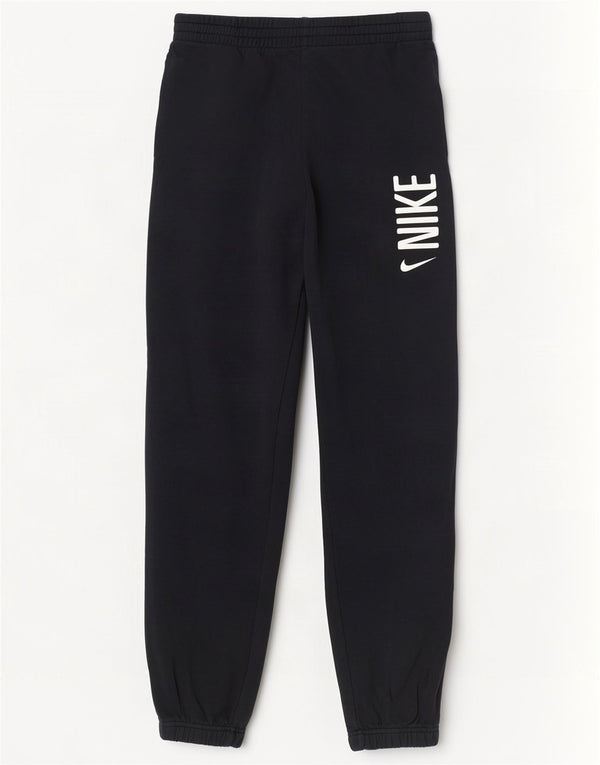 Женские спортивные брюки с графическим рисунком Nike UK 18 XL, черный хлопок