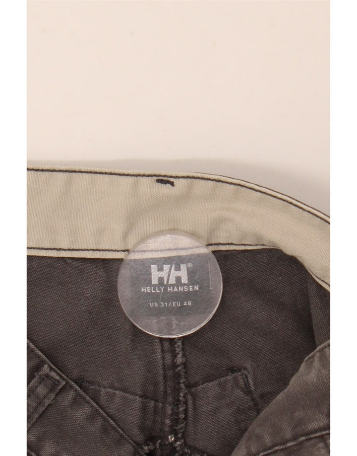 HELLY HANSEN Мужские прямые брюки-карго W31 L32 Серые хлопковые