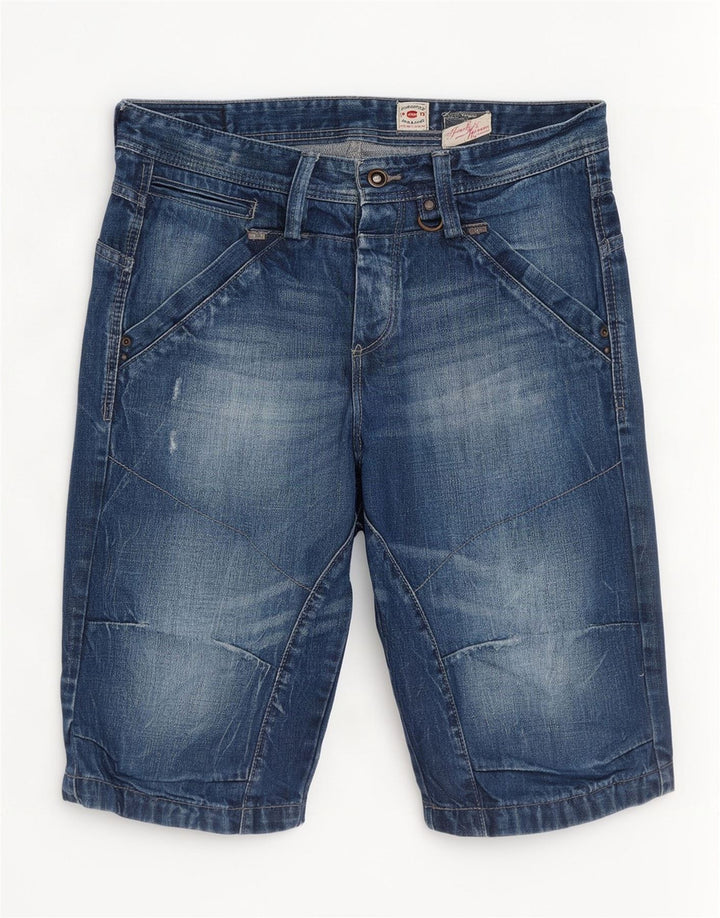 Мужские джинсовые шорты Jack & Jones Medium W32, синие, хлопок