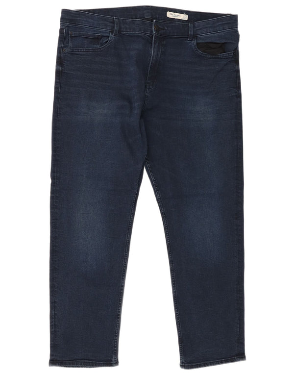 Женские прямые джинсы Marks & Spencer UK 20 2XL W40 L27 Темно-синие