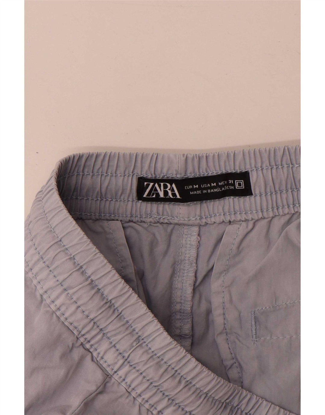 Мужские шорты карго Zara Medium W31 Серые, хлопок