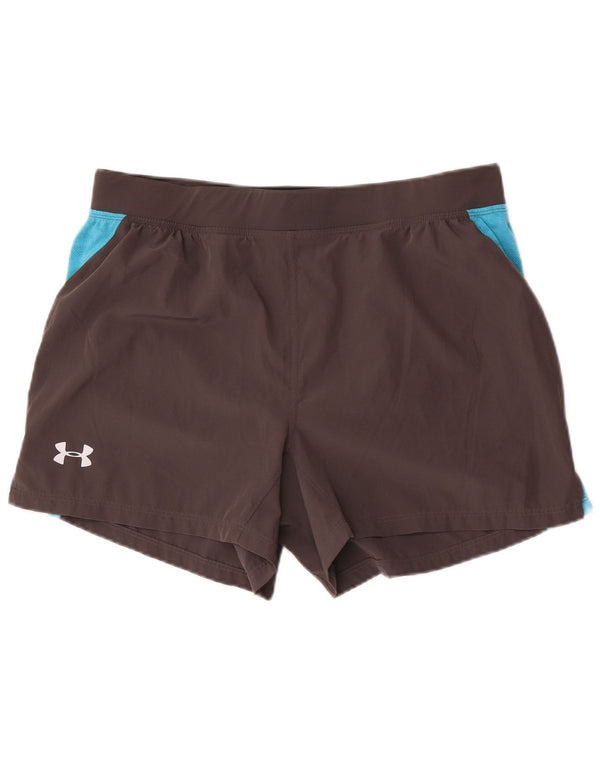 Мужские спортивные шорты Under Armour Heat Gear XL, серые с цветными блоками