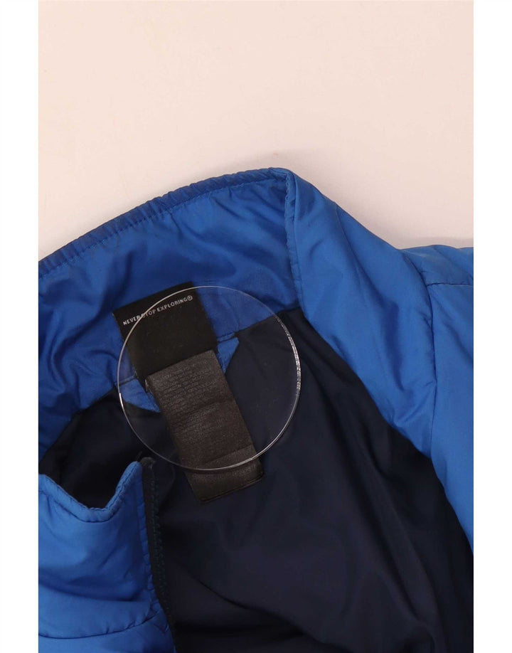 Стеганая куртка The North Face для мальчиков 15–16 лет, XL, синий полиэстер