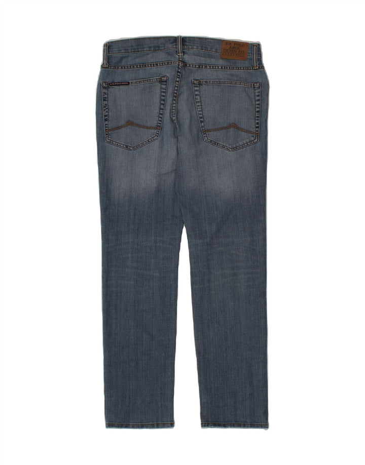 VINTAGE Mens Slim Jeans W32 L30 Blue Cotton Vintage Vintage and Second-Hand Vintage from Messina Hembry 