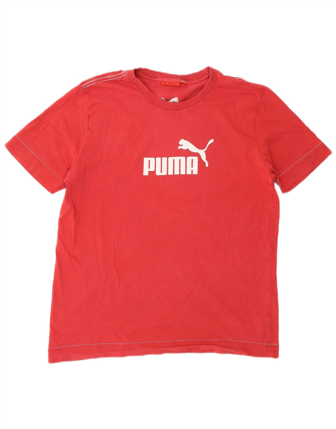 Мужская футболка с рисунком Puma, средний красный