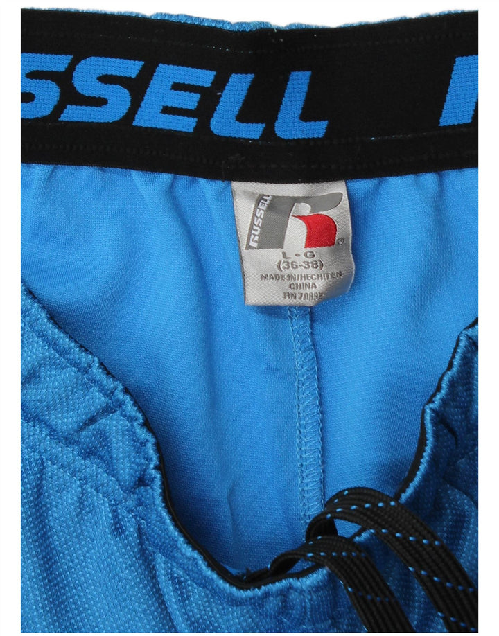 Мужские спортивные брюки Russell Athletic Dri-Power, большие синие, полиэстер