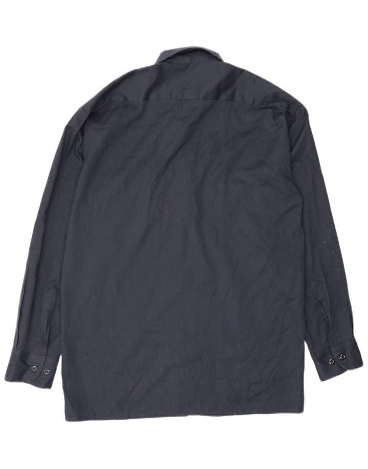 Мужская рубашка Dickies, маленькая, темно-синяя, полиэстер