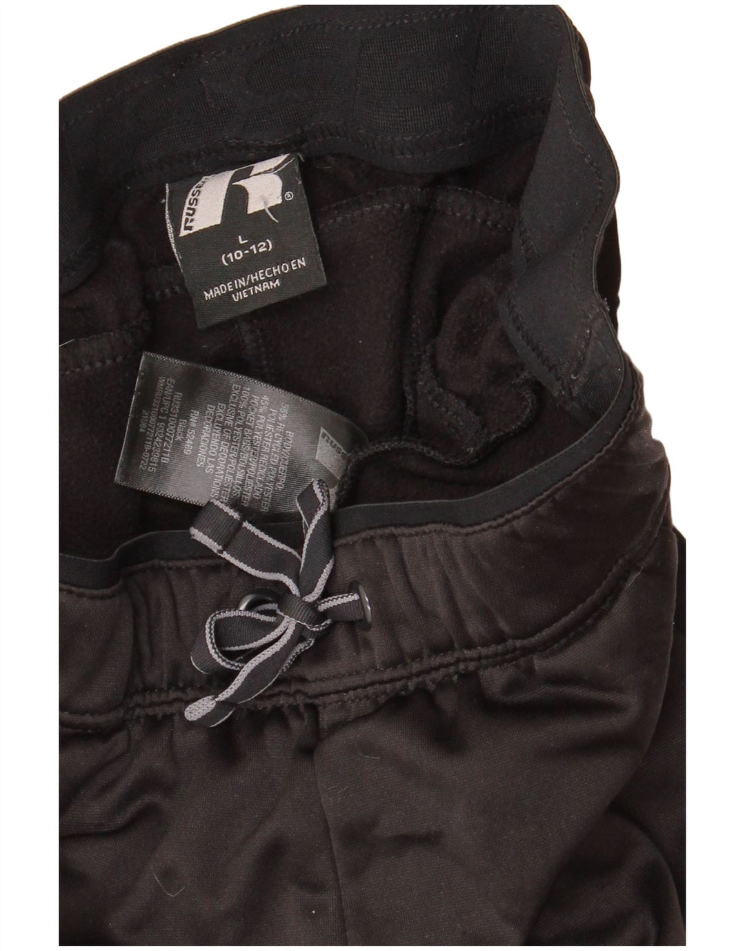 Спортивный костюм RUSSELL ATHLETIC для мальчиков, брюки для бега, 10–11 лет, большие черные