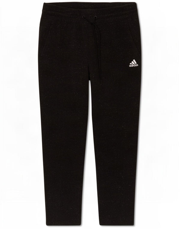 Женские укороченные спортивные брюки Adidas UK 8/10, маленькие черные хлопковые крапинки
