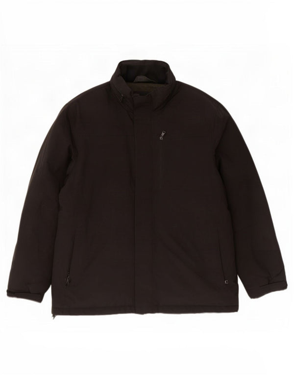 Мужская ветровка с капюшоном Marks & Spencer UK 44 2XL, черный полиэстер