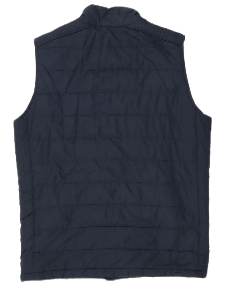 Мужской утепленный жилет Jack & Jones UK 38, средний темно-синий