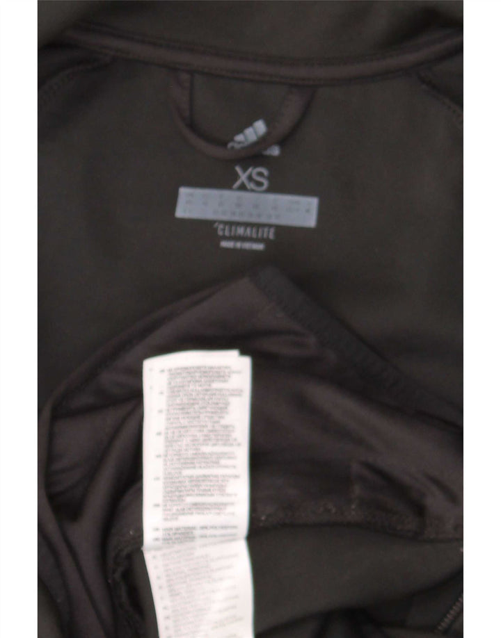 Женская спортивная куртка Adidas Climalite UK 4/6 XS, черный полиэстер