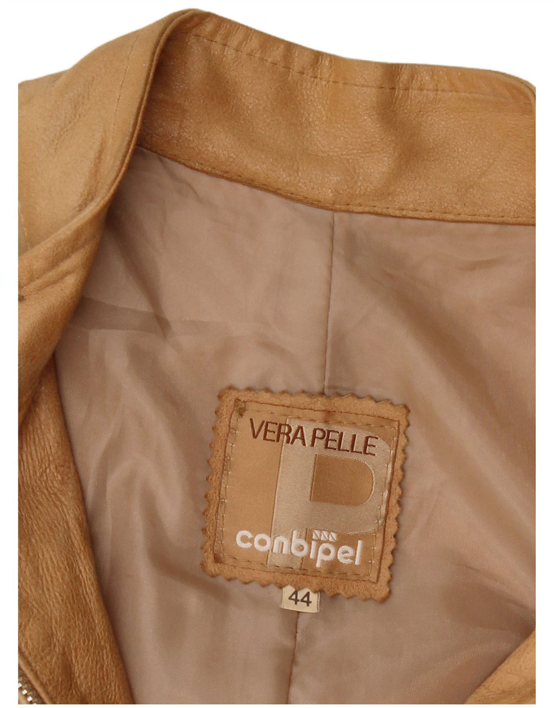 Куртка женская кожаная Conbipel IT 44 Medium Beige Leather