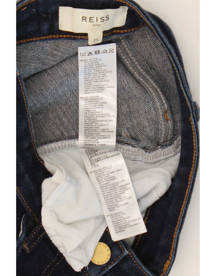Женские расклешенные джинсы Reiss W25 L31, темно-синий, хлопок