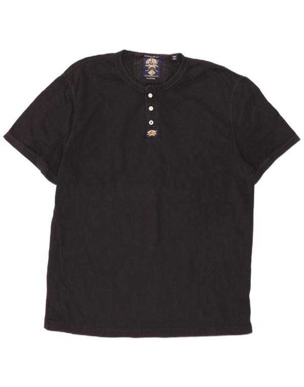 SUPERDRY Мужская футболка 3XL, черный хлопок