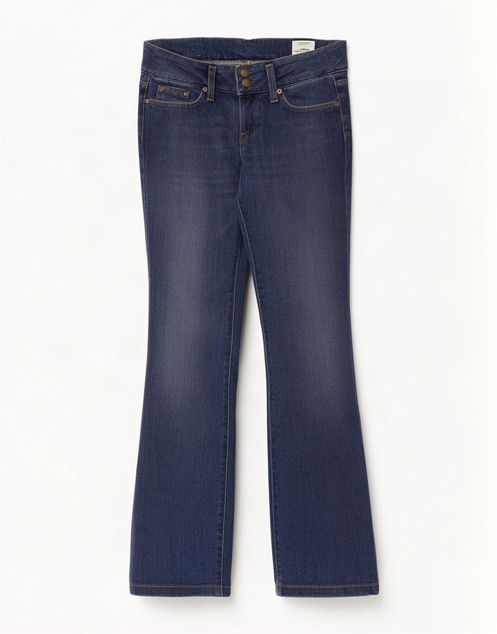 Женские коралловые джинсы Lee Bootcut W27 L33, синий хлопок