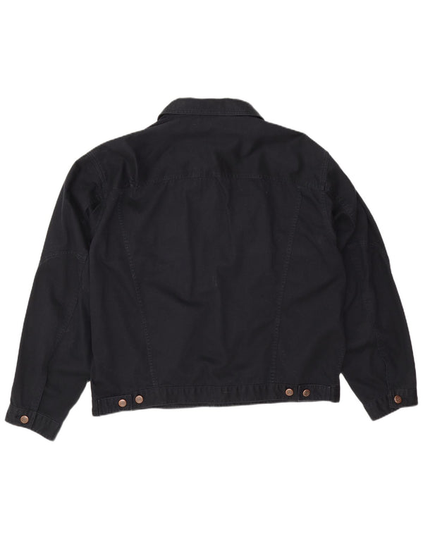 Мужская джинсовая куртка Marlboro Classics UK 44 2XL Темно-синяя, хлопок