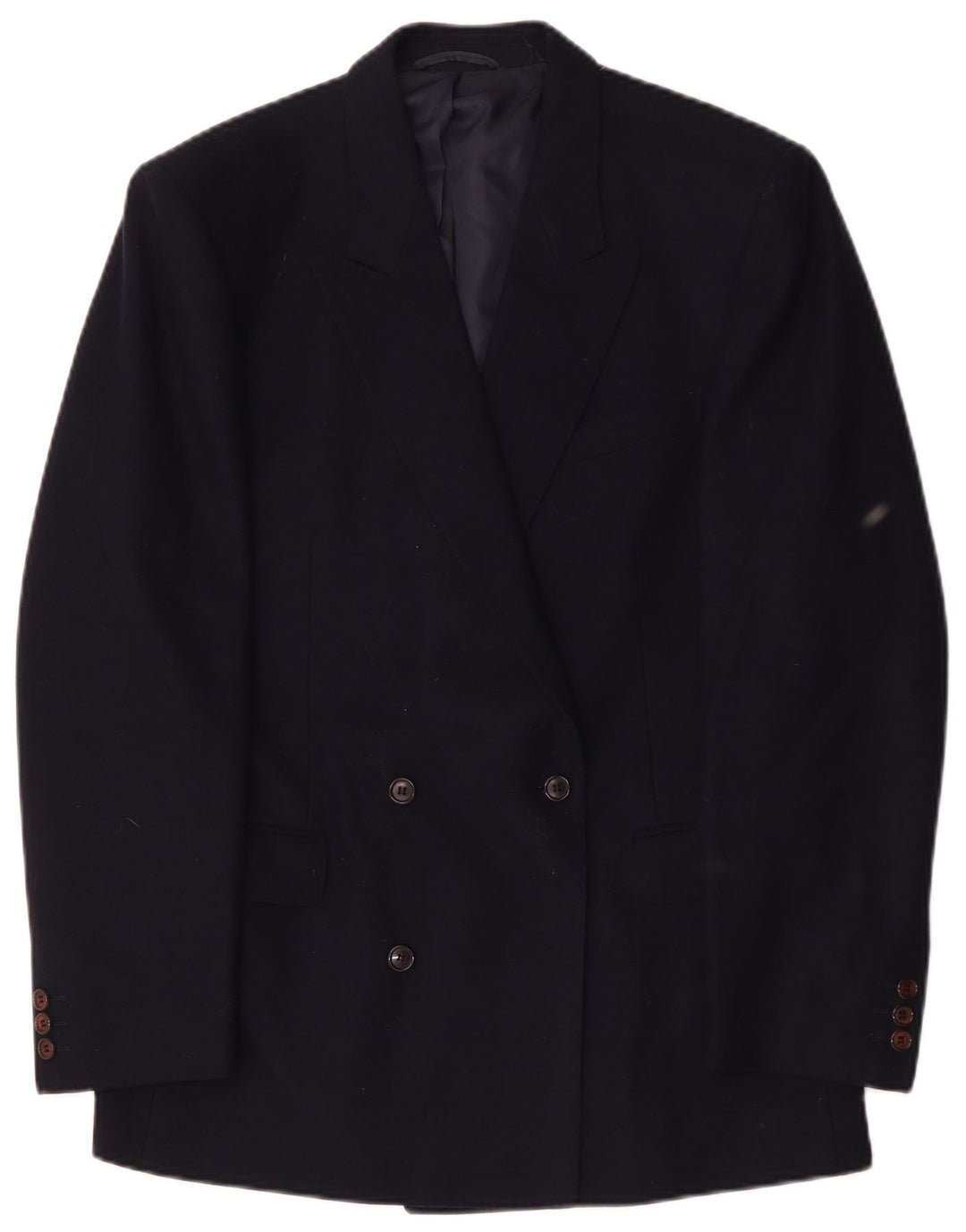 Мужской двубортный пиджак Jvlivs IT 48 Medium Navy Blue Wool