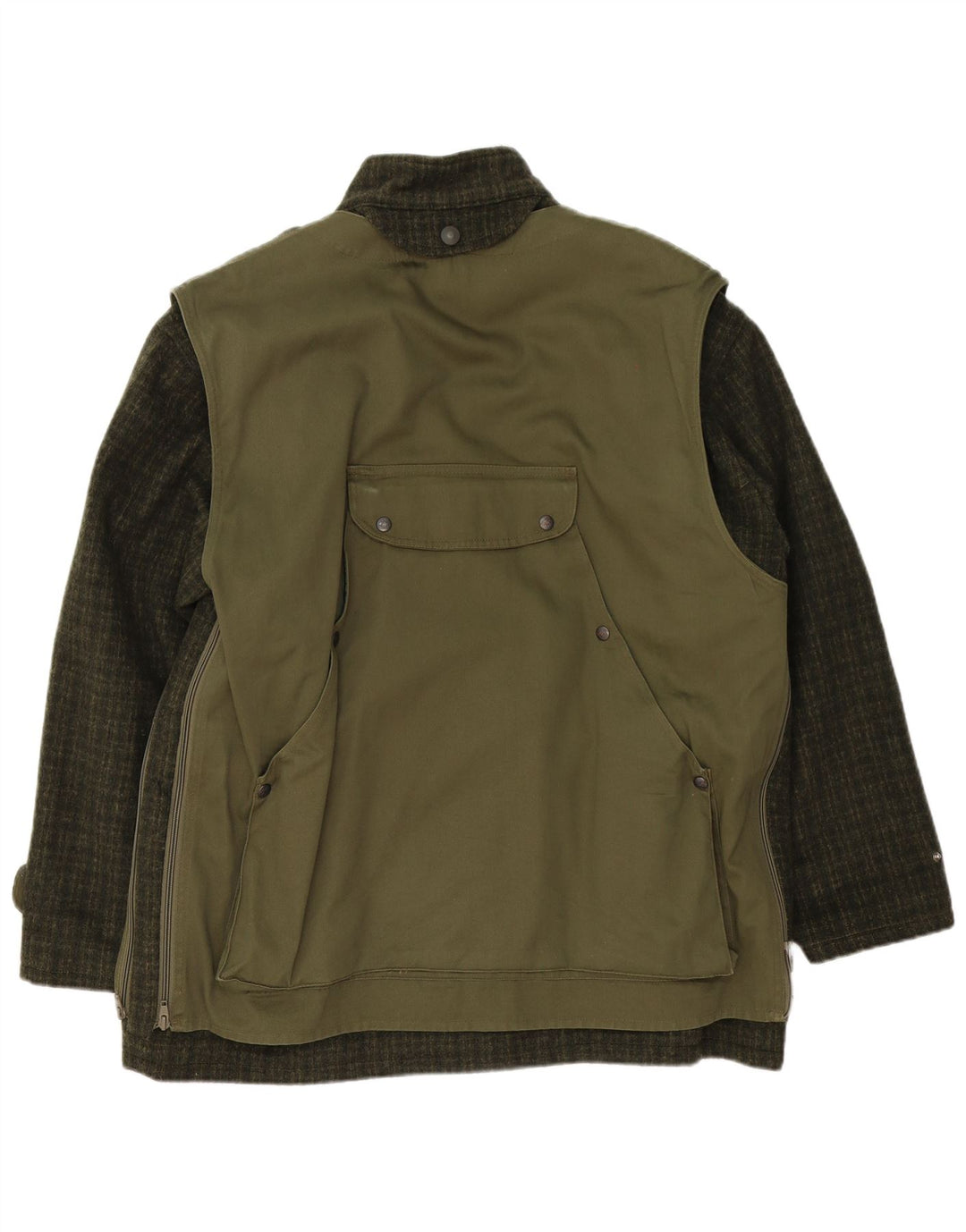 Мужская куртка в деловом стиле Belfe & Belfe IT 54 2XL, зеленая шерсть в клетку