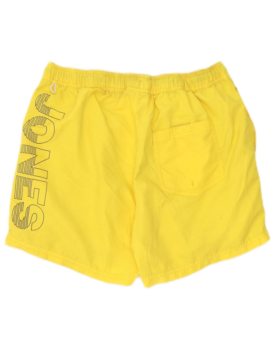 Мужские шорты для плавания Jack & Jones с рисунком, большие, желтые, из полиэстера