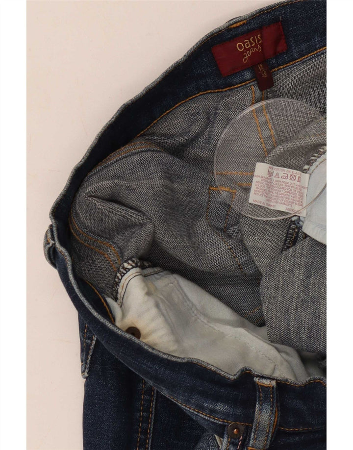 Женские джинсы Oasis Bootcut UK 12, средние W30 L27, синие, хлопок
