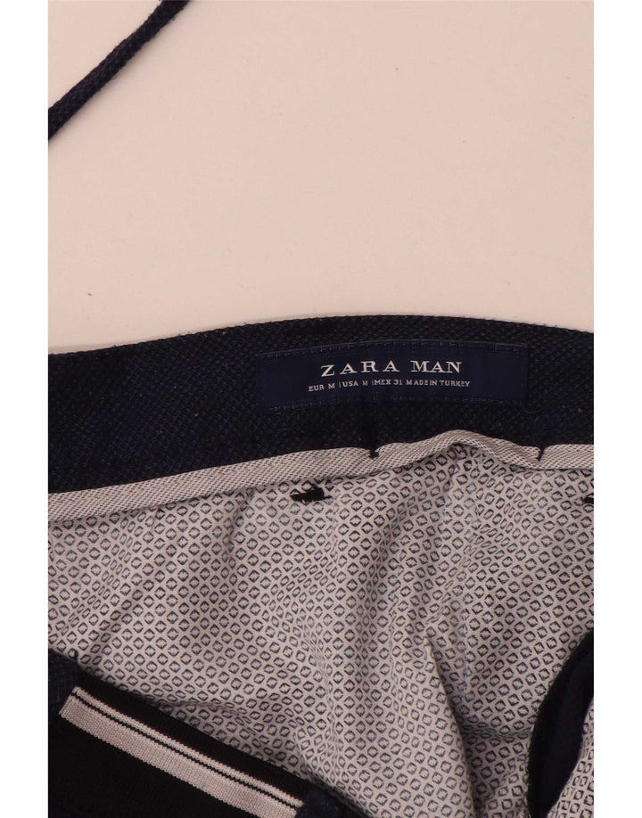 Мужские шорты чинос Zara Medium W31, темно-синий, полиэстер