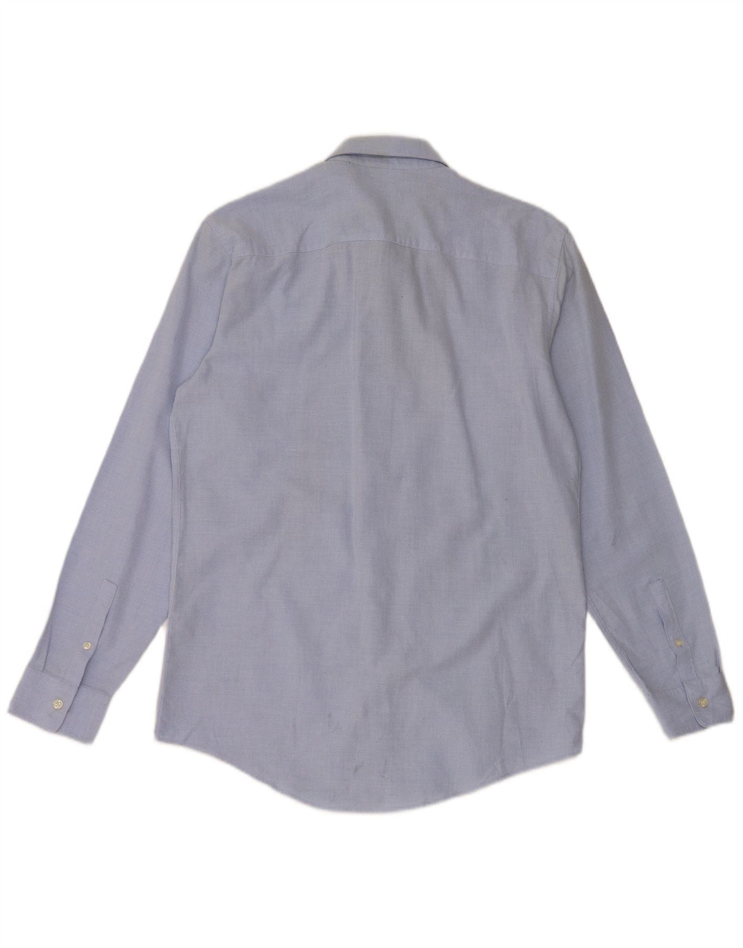 Мужская рубашка узкого кроя ZARA, большой синий хлопок