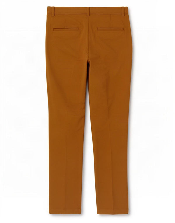 Женские узкие брюки чинос Zara Medium W28 L28 Бежевые