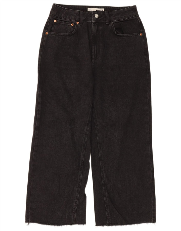 TOPSHOP Женские широкие джинсы W28 L23, черный полиэстер