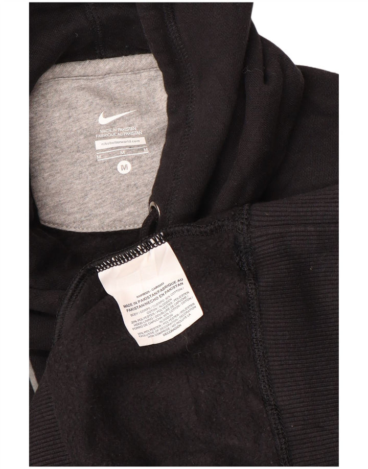 Женский джемпер с капюшоном NIKE UK 14, средний черный, хлопок