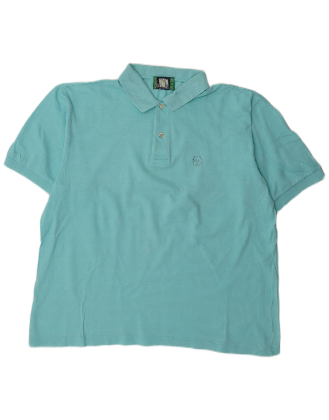 Мужская рубашка-поло Sergio Tacchini XL, бирюзовый хлопок