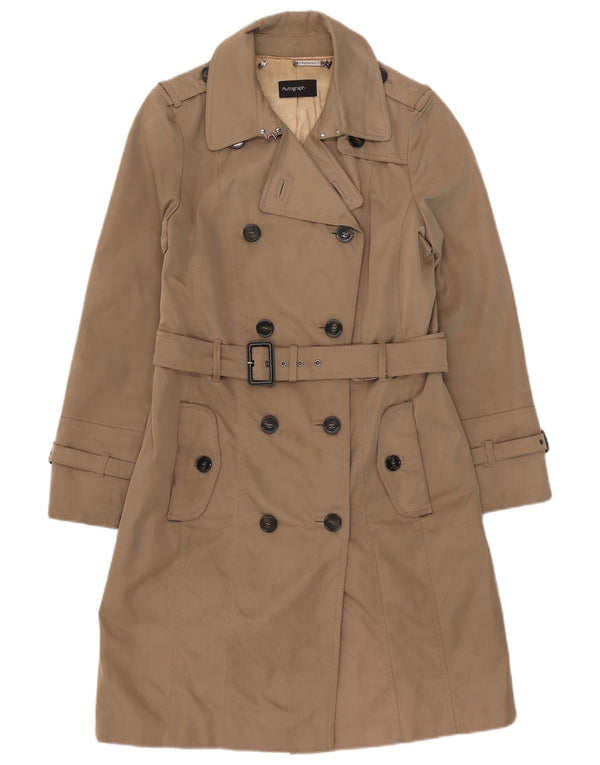 Женский тренч Marks & Spencer Autograph UK 14, большой бежевый