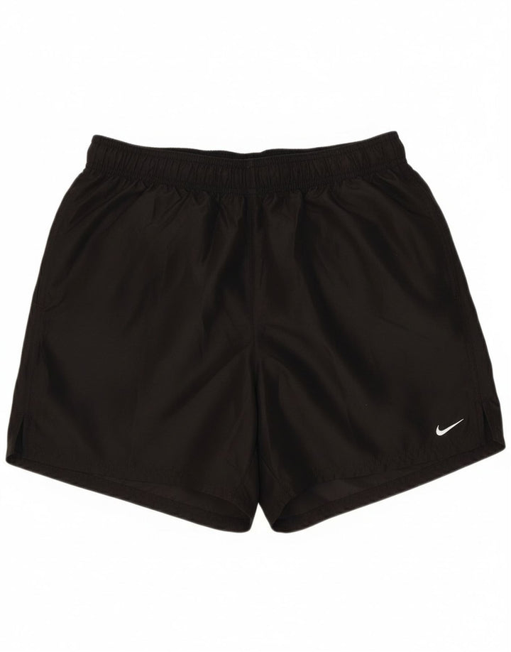 Женские спортивные шорты Nike UK 14, большие черные, полиэстер