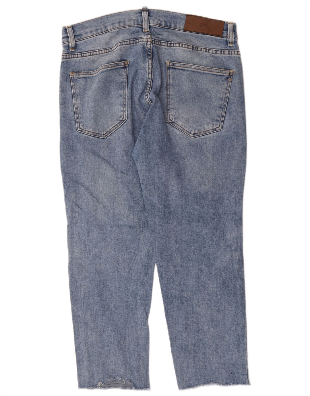 Джинсы мужские укороченные Zara большие W32 L24 синие