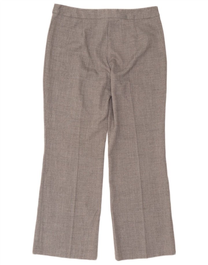 Женские костюмные брюки Marks & Spencer UK 14 Medium W32 L28 Серые с узором «елочка»