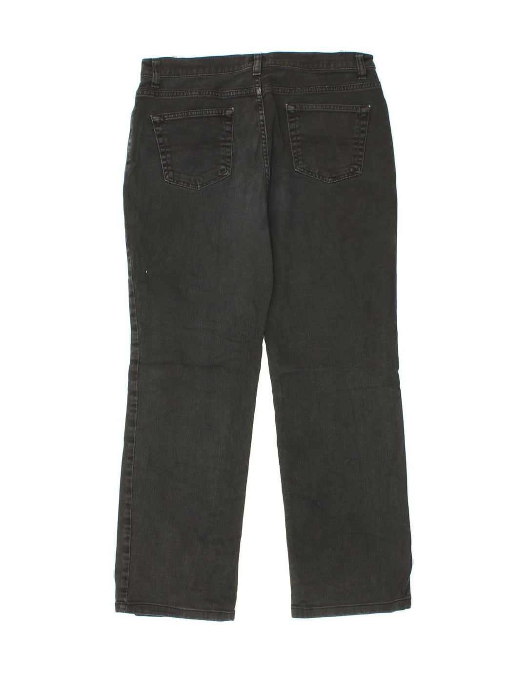 TRUSSARDI Womens Straight Jeans W30 L28 Black Cotton Vintage Trussardi and Second-Hand Trussardi from Messina Hembry 