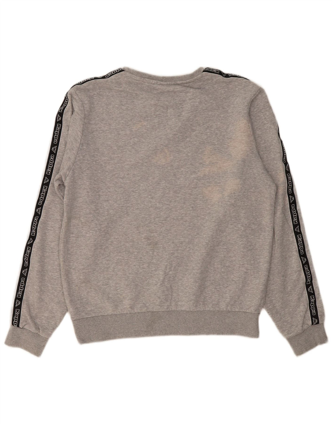 KAPPA Мужской свитшот с рисунком, большой серый хлопковый джемпер