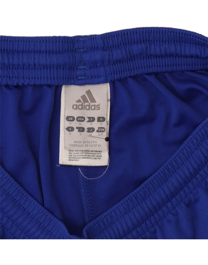 Мужские спортивные шорты Adidas Climalite, маленький синий полиэстер