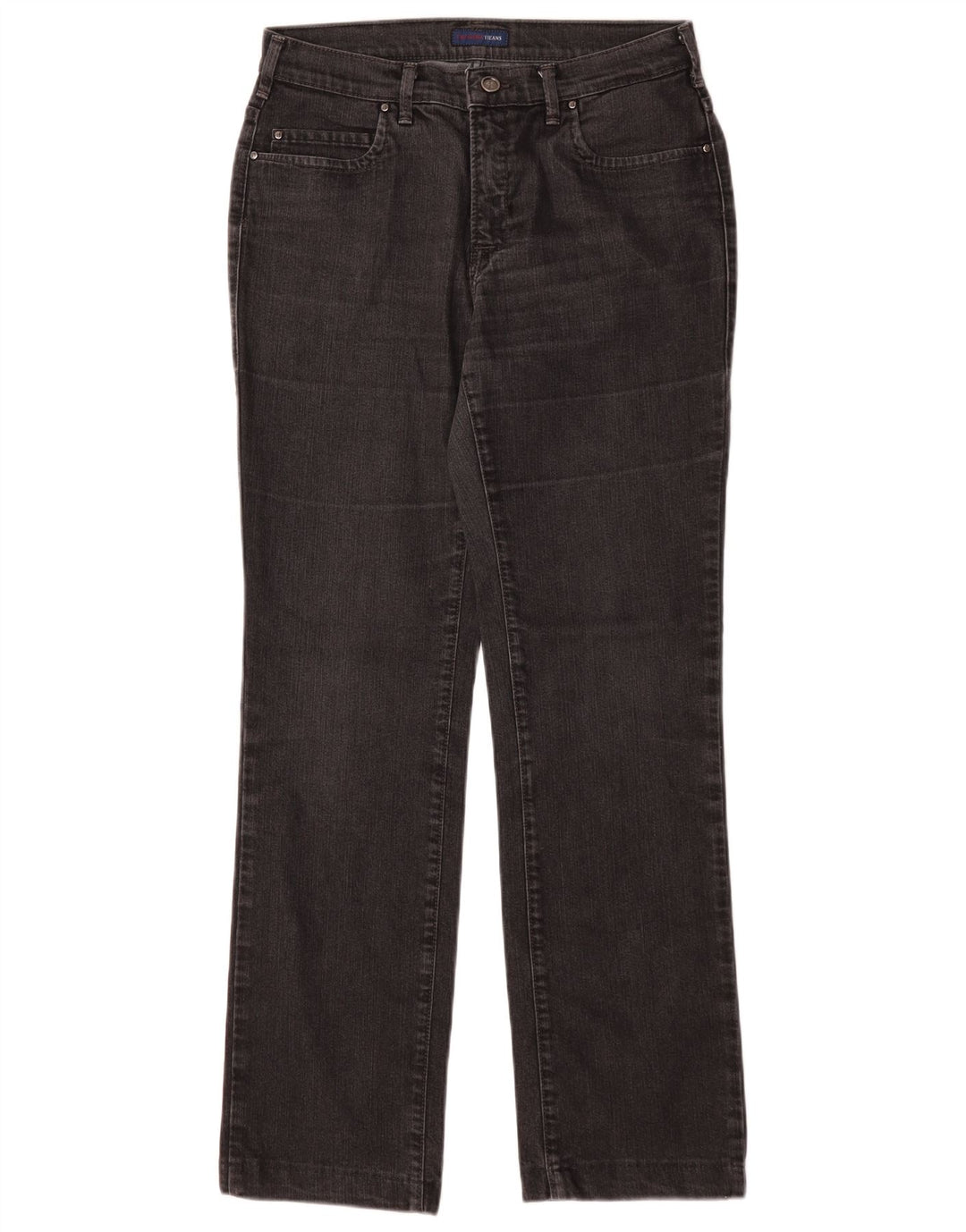 Женские прямые джинсы Trussardi W28 L28, черный хлопок