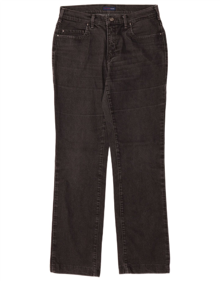 Женские прямые джинсы Trussardi W28 L28, черный хлопок