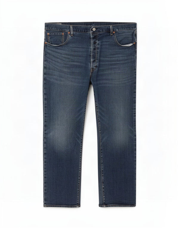 Мужские прямые джинсы Levi's 501 W46 L29 синие, хлопок