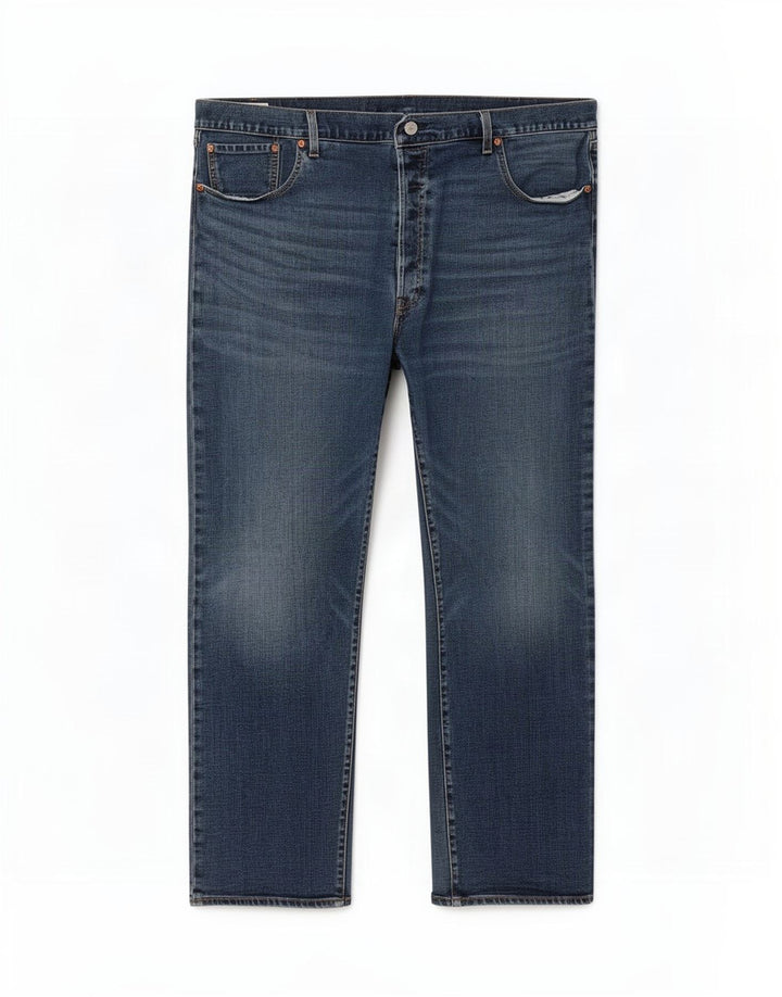 Мужские прямые джинсы Levi's 501 W46 L29 синие, хлопок