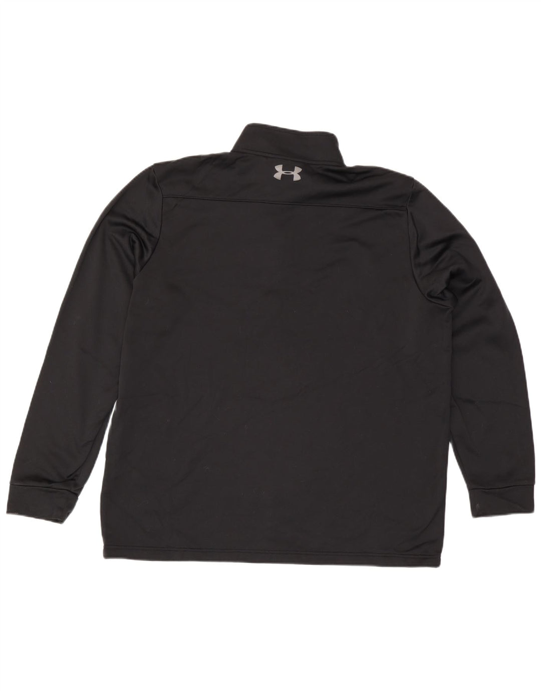 Мужской пуловер с воротником на молнии Under Armour, спортивный костюм, топ 2XL, черный