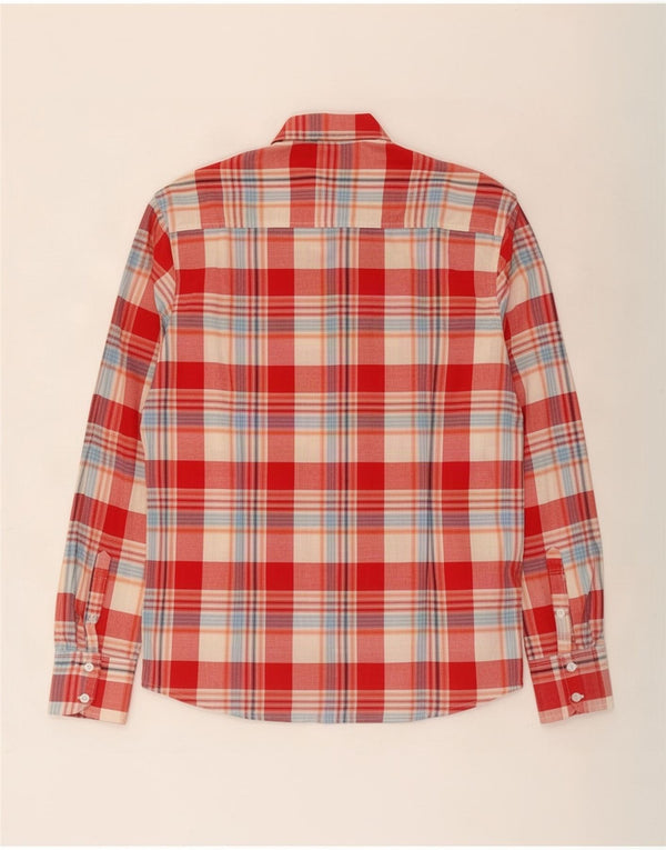 Мужская рубашка Jack & Jones XL, хлопок в красную клетку