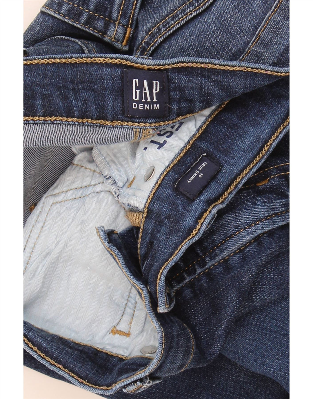 Женские джинсы скинни Gap EU 38 Medium W30 L28 Синие, лиоцелл