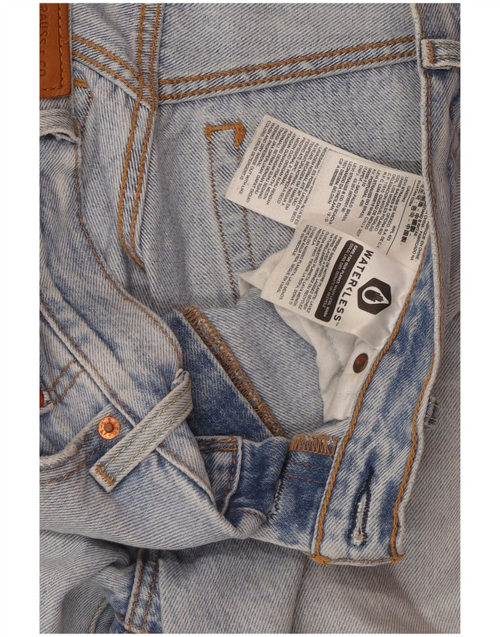 Женские укороченные джинсы Levi's W28 L23 синие, хлопок